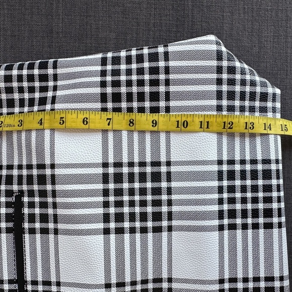 Thirty-One | Buffalo Check Plaid Large Tote Bag | Faux Leather Shoulder Bag - Picture 11 of 11